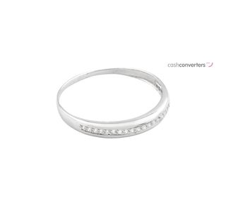 anillo oro 18k con piedra con circonita