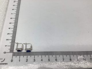 pendientes oro 18k con piedra con circonita