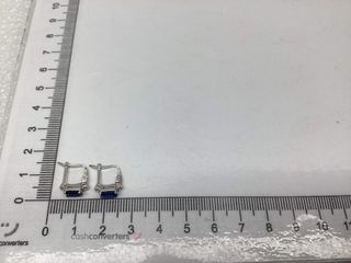 pendientes oro 18k con piedra con circonita