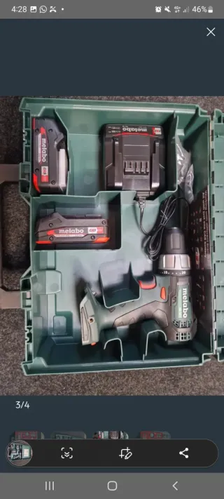 Kit de herramientas metabo a estrenar