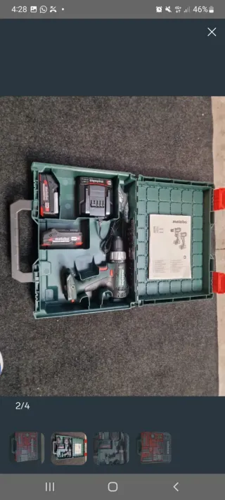 Kit de herramientas metabo a estrenar
