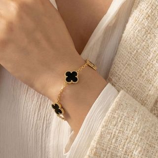 pulsera oro 18k con circonita