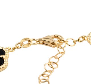 pulsera oro 18k con circonita