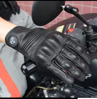 Guantes Retro Moto de Piel MJMOTO. NUEVOS!!