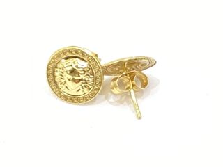 pendientes oro 18k con circonita