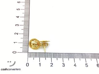 pendientes oro 18k con circonita