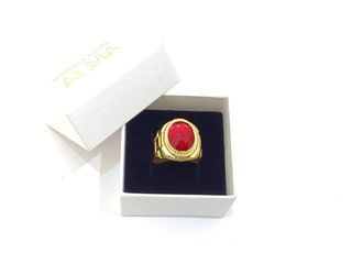 sello oro 18k con circonita