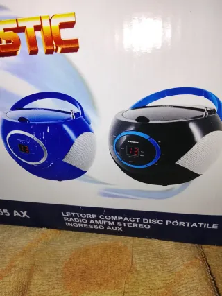 Vintage lettore CD e radio