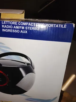 Vintage lettore CD e radio