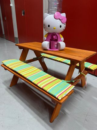 Mesa de Pícnic Infantil con Bancos