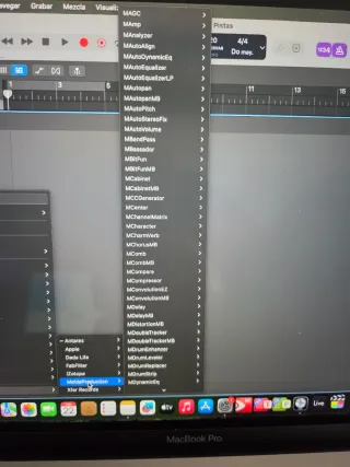 MacBook Pro Producción Mastering