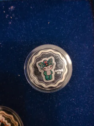 Set monedas plata olimpiadas Beijing 2008