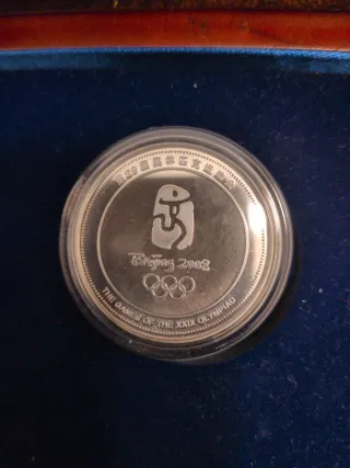 Set monedas plata olimpiadas Beijing 2008
