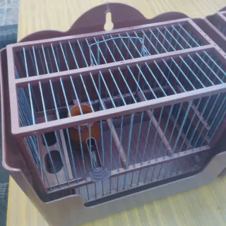 2 gabbie per canarini e armadietti