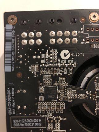 Vendo tarjeta gráfica NVIDIA GeForce GTX 480.