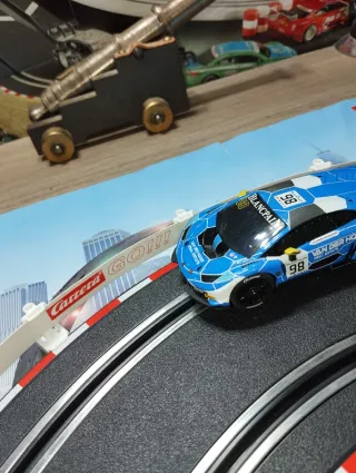 Scalextric compacto/ Carrera 1:43 Coche Bugatti