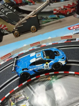 Scalextric compacto/ Carrera 1:43 Coche Bugatti