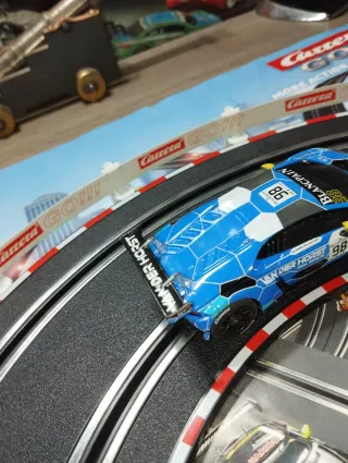 Scalextric compacto/ Carrera 1:43 Coche Bugatti