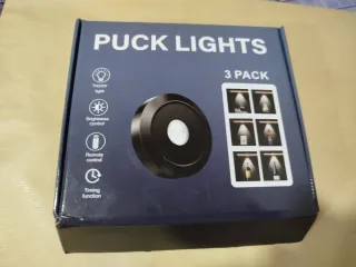 3 Luzes vitrina recargable con mando