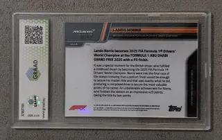 Topps Now Lando Norris World Champion 2025 #86