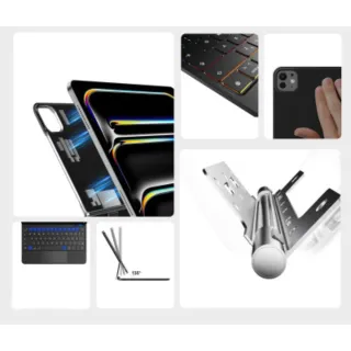 Funda con teclado Nimin para iPad Pro 11 en Inglés