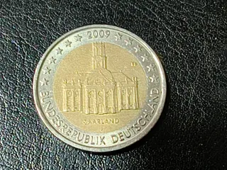 Moneda 2 Euros Alemania 2009 Saarland