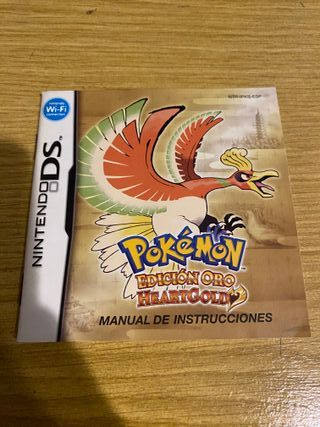 Lote manuales originales pokemon gameboy ds