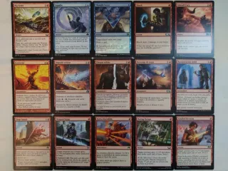 MTG Mazo Commander Azul y Rojo