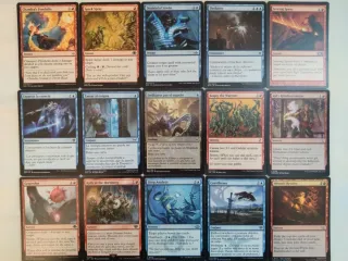MTG Mazo Commander Azul y Rojo