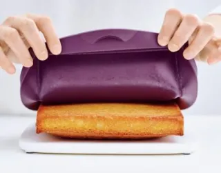 Mantel Silicona Tupperware Morado Nuevo