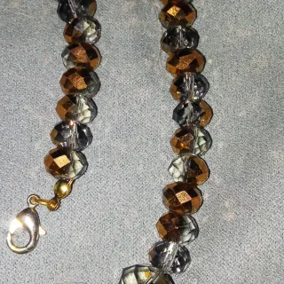 ‼️Collana vintage vetro di Bohemien