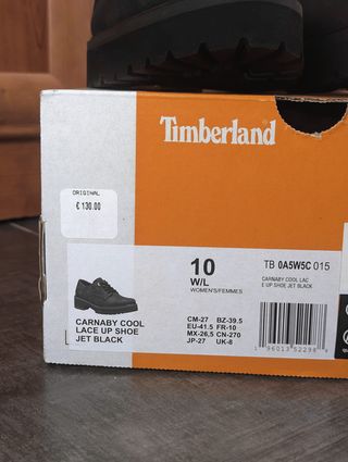 Timberland Carnaby Cool Oxford Jet Black Leather