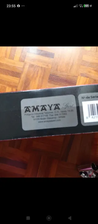 Patín infantil rojo plegable