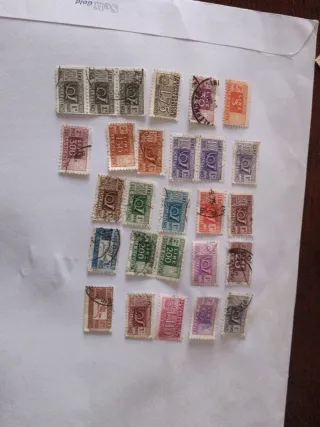 Francobolli posta pneumatico Italia usati