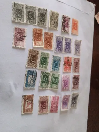 Francobolli posta pneumatico Italia usati