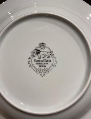 Vajilla Santa Clara Antigua 6 servicios