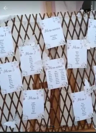 Caballetes y rejilla madera para Seating