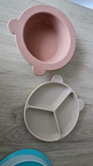 Set Vajilla Infantil Silicona