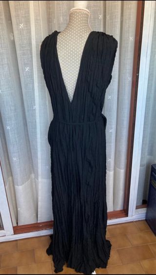 Vestido largo cruzado