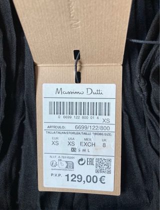 Vestido largo cruzado