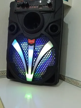Altavoz HINISO Potente Negro Multicolor