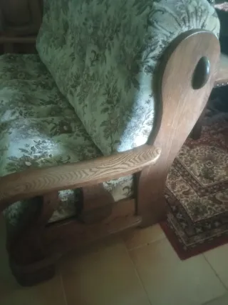 Conjunto Muebles Castaño Clásico Sofá