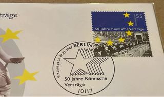 Germania moneta 2 Euro 2007 Trattato di Roma