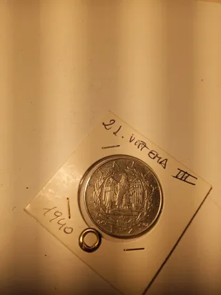 Moneta Italia 1940 L.2