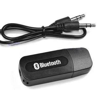 Receptor de música inalámbrico USB Bluetooth blanco