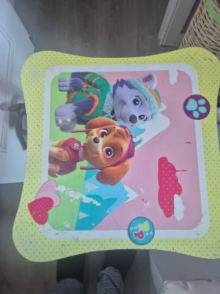 Mesa y silla infantil Paw Patrol