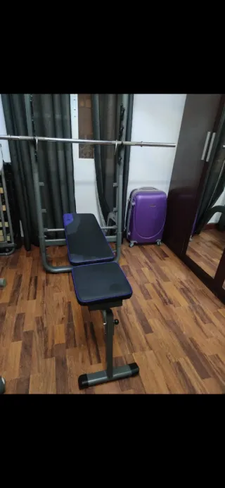 Banco de pesas multifunción plegable