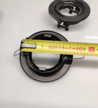 Lotto 4 faretti incasso Ø 8,5-9 cm nero bianco ori