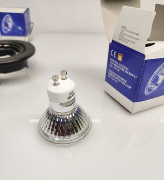 Lotto 4 faretti incasso Ø 8,5-9 cm nero bianco ori