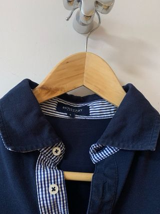 Polo Burberry Azul Marino Talla 4 (M)